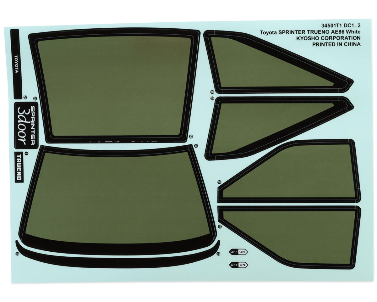 KYOSHO 1/10 clear body