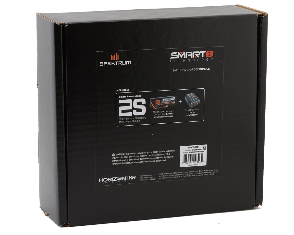 Smart Powerstage 2S Surface Bundle: G2 5000mAh 2S LiPo IC3 & S100 Charger