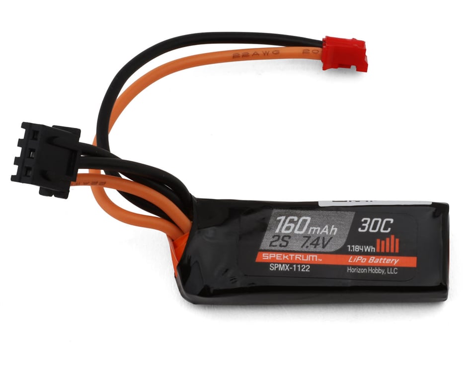 7.4v 160MAH 2S SPEKTRUM LIPO