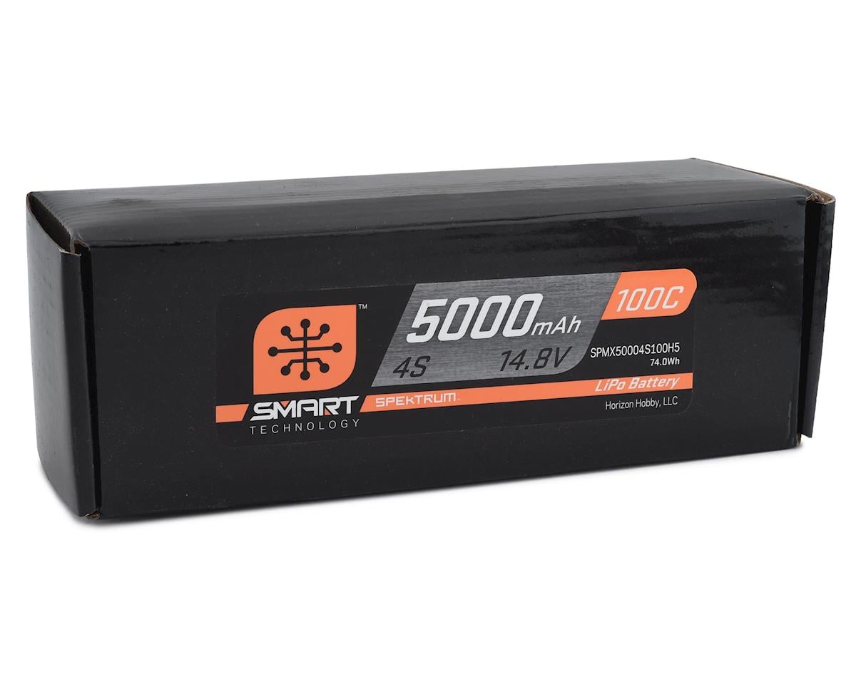 14.8V 5000MAH 4S 100C SMART HARDCASE LIPO BATTERY: IC5