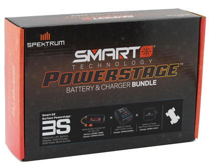 SMART POWERSTAGE BUNDLE: 1300MAH 3S 30C LIPO BATTERY (IC2)/S100 CHARGER/65W POWER SUPPLY/ADAPTER
